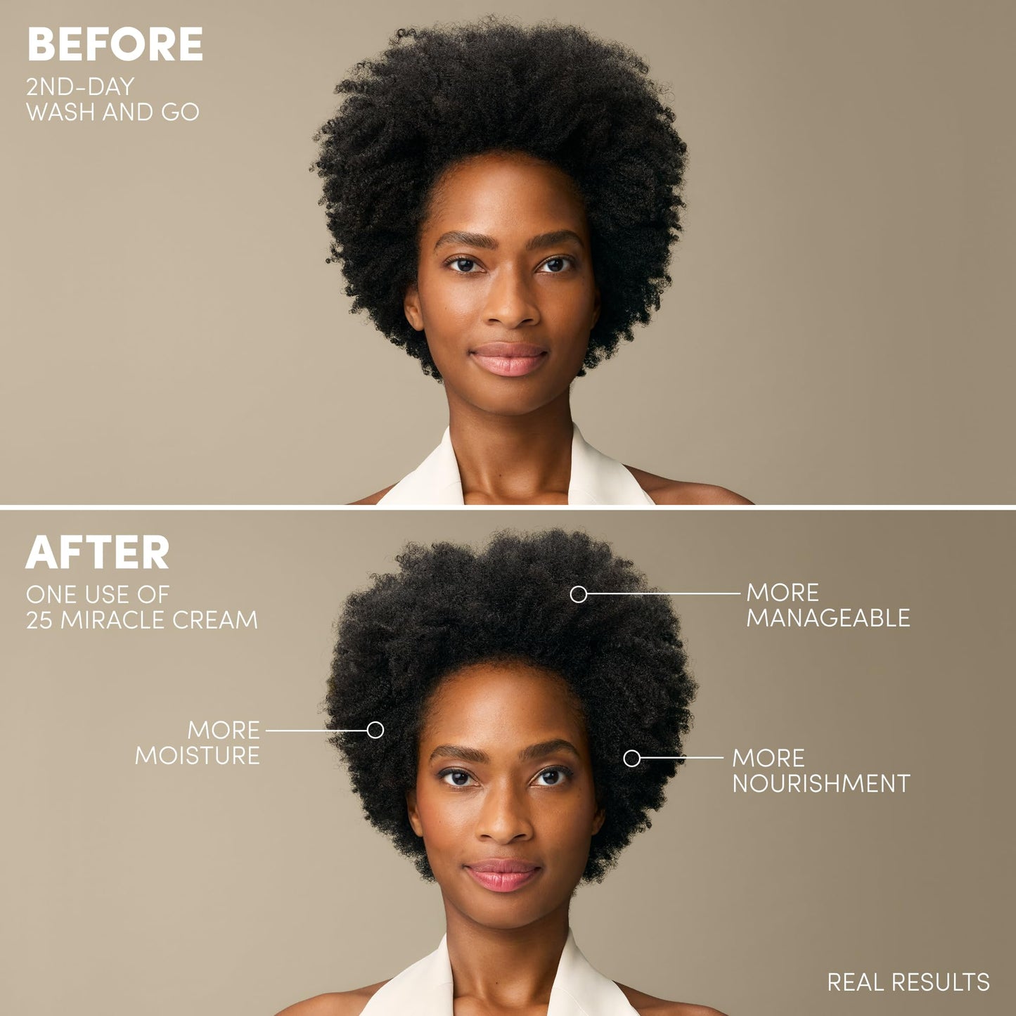 Mizani 25 Miracle Leave-In Cream - Hydrating Curl Cream with Coconut Oil, Curl Defining Leave In Conditioner, Anti Frizz, Heat Protectant
