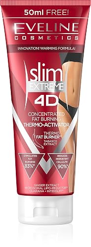 Eveline Slim Extreme 3D Thermo Active Slimming Serum Anti-Cellulite Fat Burner, 8.45 Fluid Ounce Beauty & Personal Care EVELINE COSMETICS