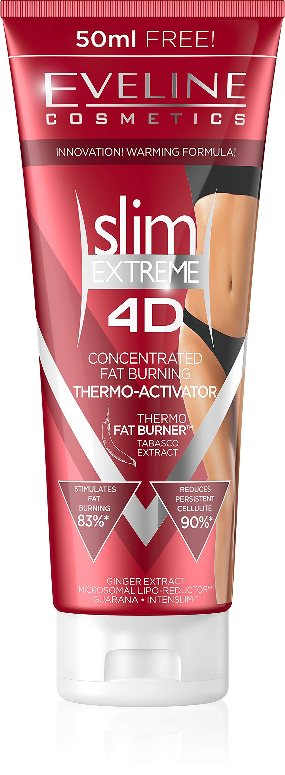 Eveline Slim Extreme 3D Thermo Active Slimming Serum Anti-Cellulite Fat Burner, 8.45 Fluid Ounce Beauty & Personal Care EVELINE COSMETICS