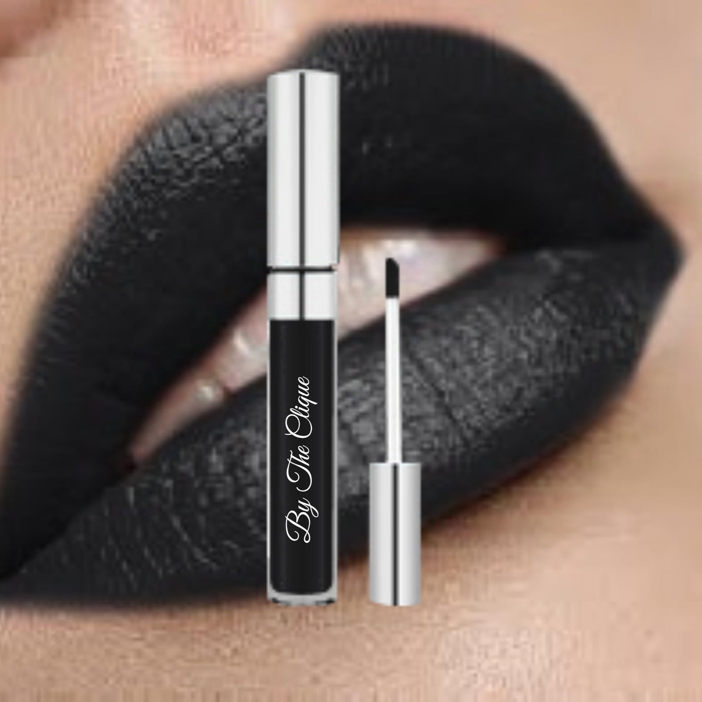 By The Clique Premium Black Long Lasting Liquid Matte Lipstick | Noche Bella | Beautiful Night Lipstick For All Occasions | A Night Out | Goth |