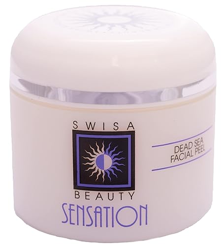 Swisa Beauty Dead Sea Facial Peel: Spa-Quality Facial Peel - Softens and Enhances Skin Tone While Peeling Dry Skin Efficiently and Effortlessly.