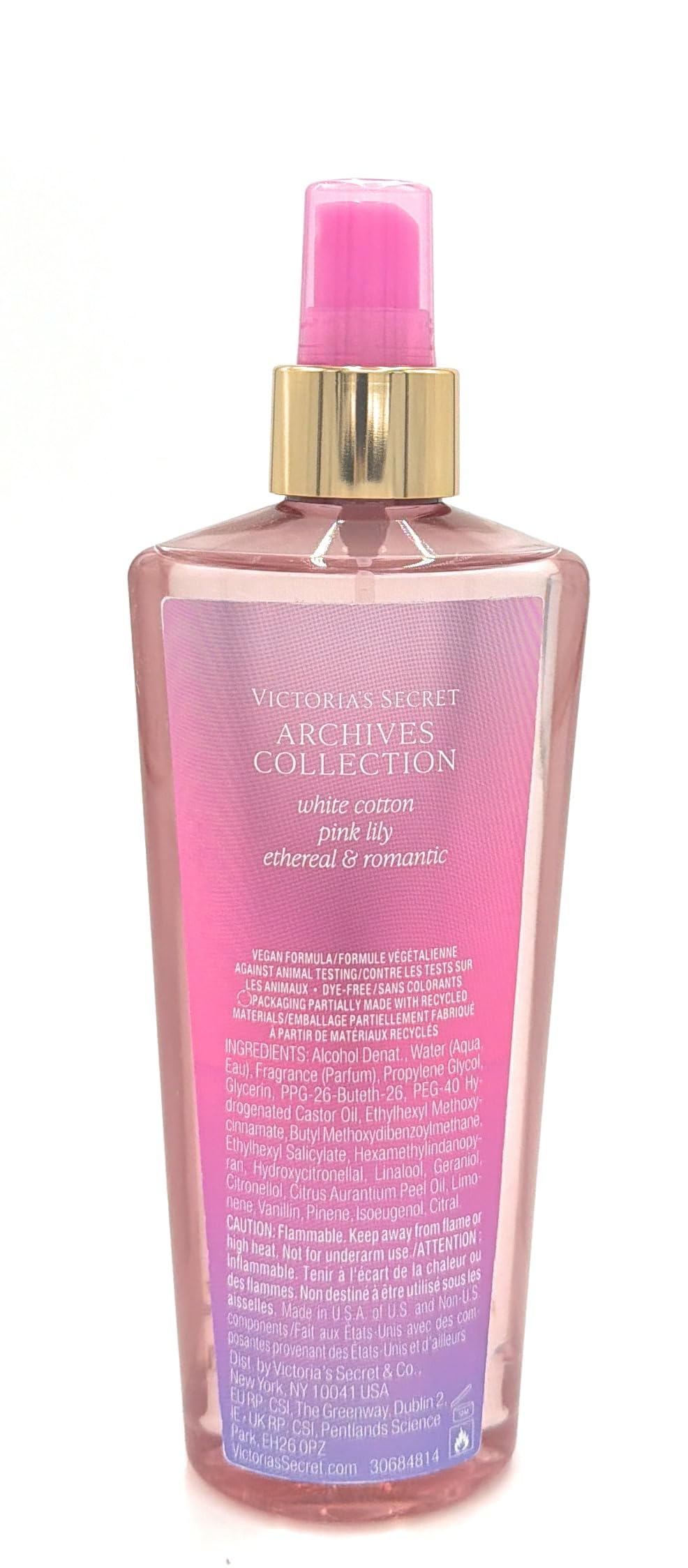 Victoria's Secret Sheer Love Fragrance Body Mist 8.4 Fl Oz