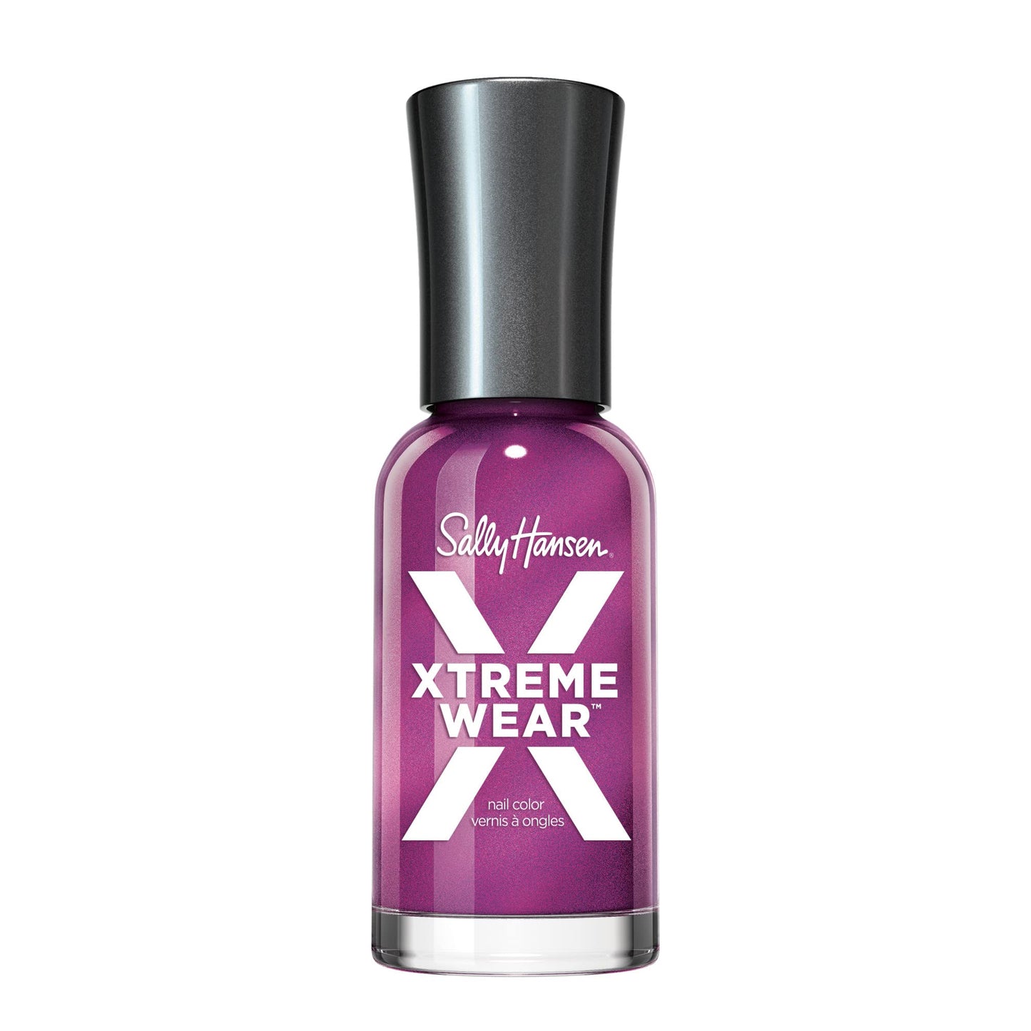 Sally Hansen Xtreme Wear Nail Polish | Streak-Free, Shiny Finish, Long-Lasting, Chip-Resistant, Opaque | Berry Bright | Bright Purple Nail Color Beauty & Personal Care Sally Hansen