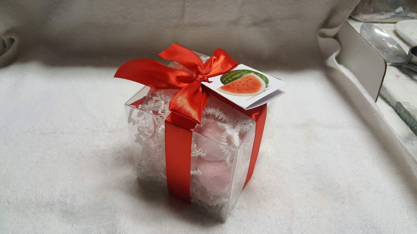 Spa Pure Watermelon Bath Bombs: Gift Set with 14 1 oz, Ultra-moisturizing, Great for Dry Skin, Makes a Great Gift