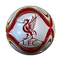 Icon Sports Officially Licensed Liverpool FC Regulation Size 5 White Coined Soccer Ball