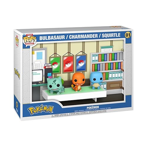 Funko Pop Moments Deluxe: Pokemon - Starters - Bulbasaur, Charmander, Squirtle - Collectable Vinyl Figure - Gift Idea - Official Merchandise - Toys…