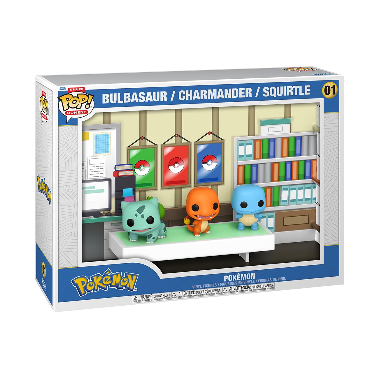 Funko Pop Moments Deluxe: Pokemon - Starters - Bulbasaur, Charmander, Squirtle - Collectable Vinyl Figure - Gift Idea - Official Merchandise - Toys…