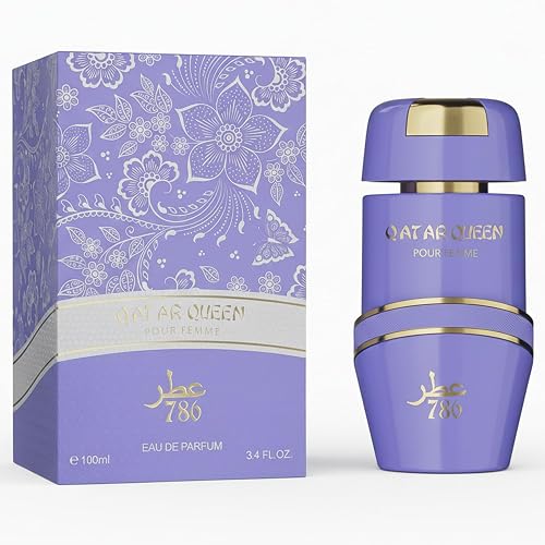 Jo Milano Qatar Queen Eau De Parfum Spray | 3.4 oz (100ml) | Fruity, Vanilla, Citrus, Floral, Amber, Oud Scent | Long Lasting Fragrance for Women