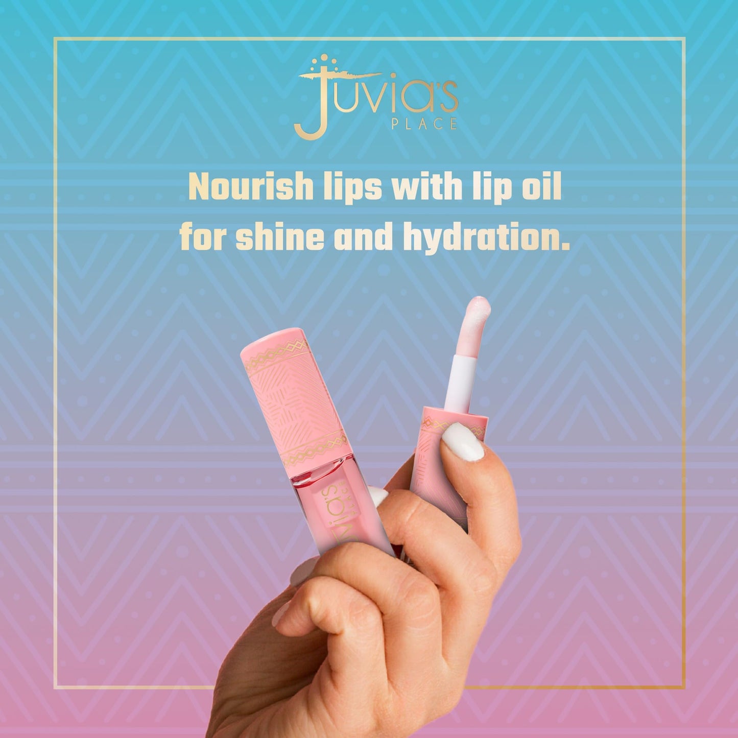 Juvia's Place Magic Lip Oil - Watermelon - Smooth, Hydrating with Vitamin E for Soft, Glossy, Juicy Lips - Infused with Fruit Extracts - Tinted,