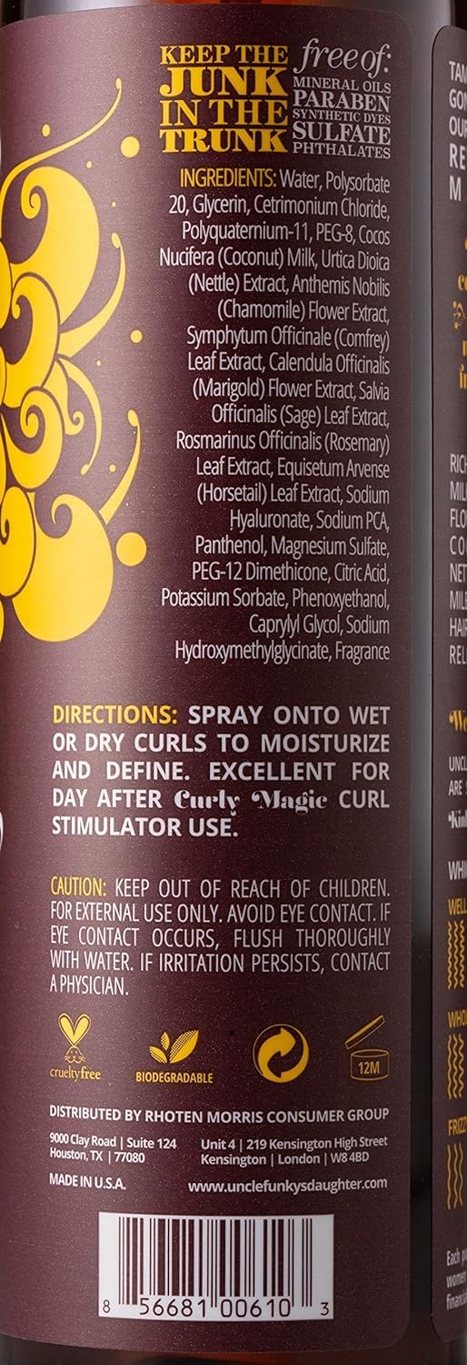 Uncle Funky's Daughter Thirsty Curls Leave-In Curl Revitalizer