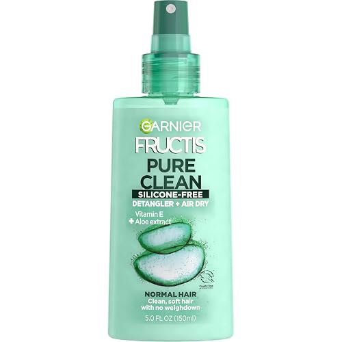Garnier Fructis Pure Clean Detangler + Air Dry, Aloe Vera, 5 Fl Oz