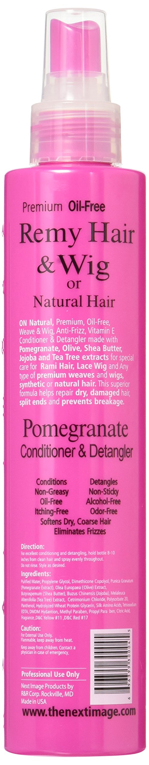 On Natural Weave & Wig Conditioner & Detangler, Pomegranate, 8 Fluid Ounce
