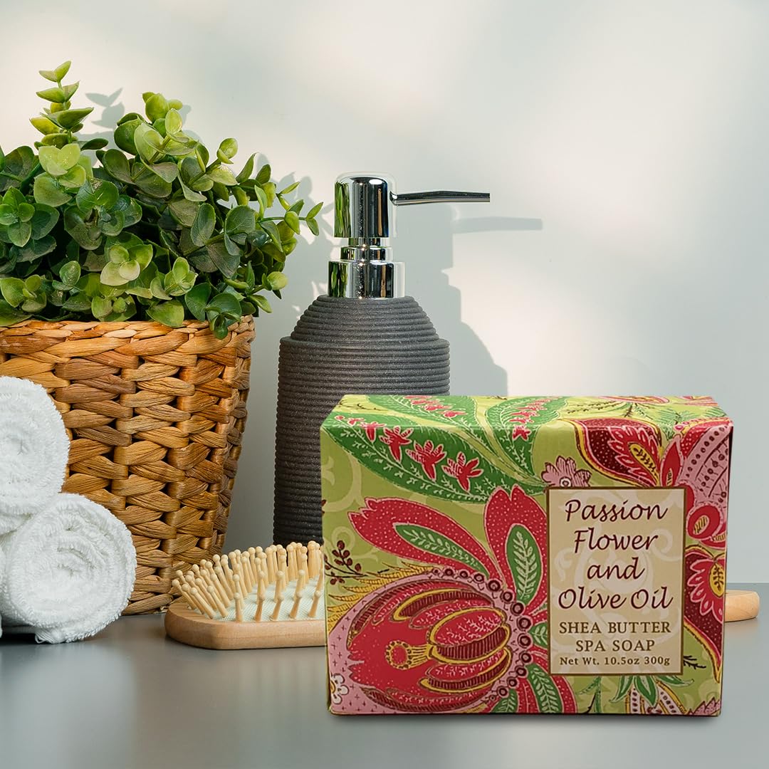 Greenwich Bay Trading Co. Botanic 10.5oz Soap, Passion Flower and Olive Oil