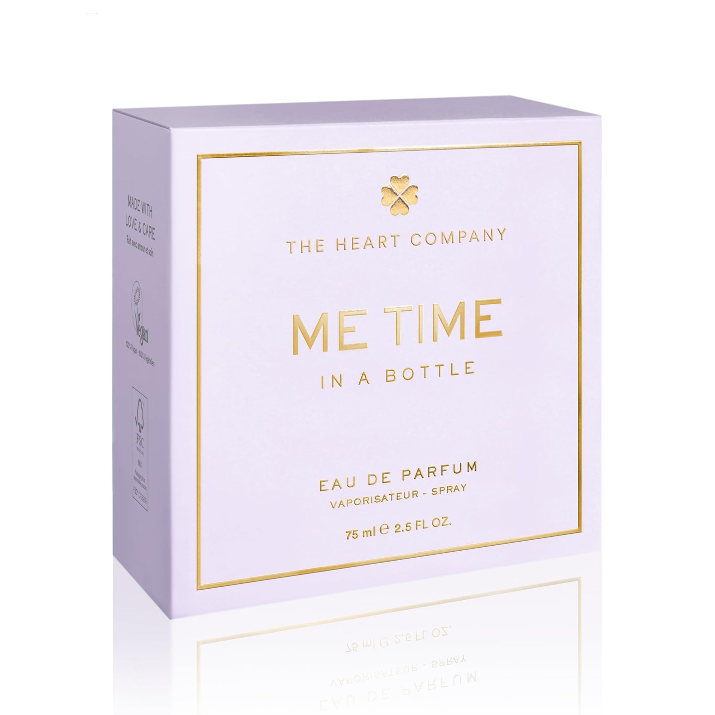 THE HEART COMPANY ME TIME in a bottle | Lavender Perfume for women | Vegan Women's Eau de Parfum Fragrance Spray 75ml - 2.5 fl.oz.