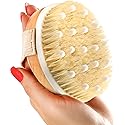 Dry Body Brush (1 Pack) - Reduce Cellulite, Dry Brush for Cellulite and Lymphatic Drainage, Exfoliating Brush with Soft Massage Nodules, Shower Brush