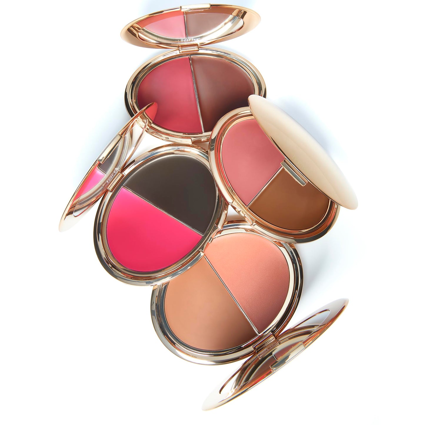 tarte park ave princess cream cheek duo - Blush & Bronzer Duo with Buildable Waterproof Cheek Tint Infused with Coconut, Vitamin E & Guava Seed, Vegan