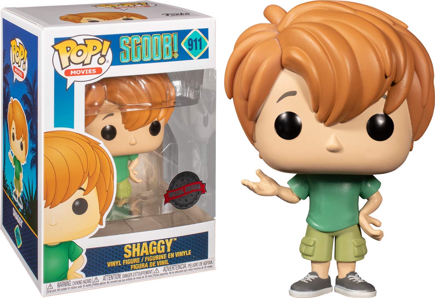 Funko Pop! Movies: Scooby Doo - Shaggy Exclusive Vinyl Figure #911