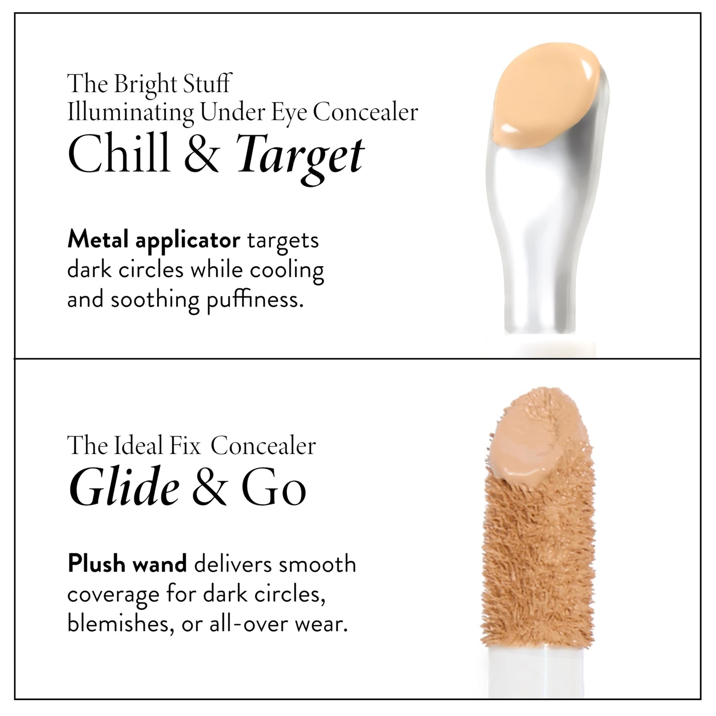 LAURA GELLER NEW YORK The Bright Stuff Illuminating Under Eye Concealer with Cooling Metal Tip - Light Coverage (03 Light) Beauty and Personal Care LAURA GELLER NEW YORK
