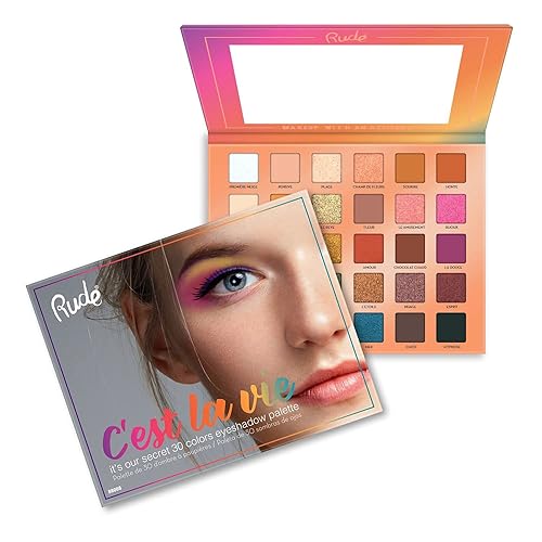 Rude Cosmetics Cest La Vie 30 Eyeshadow Palette Eye Shadow Women 1.13 oz