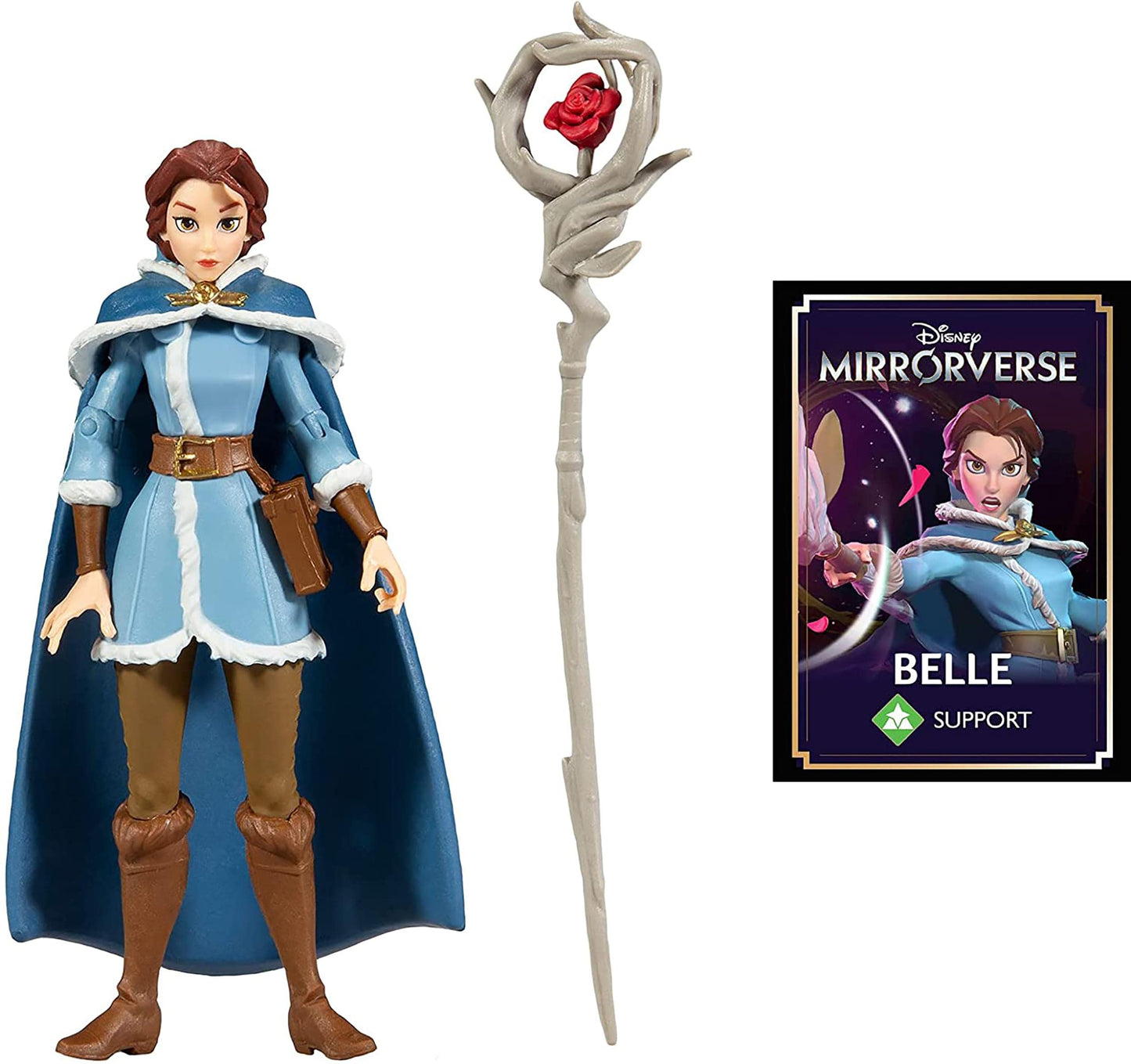 Disney Mirrorverse 5" Belle Action Figure with Accessories