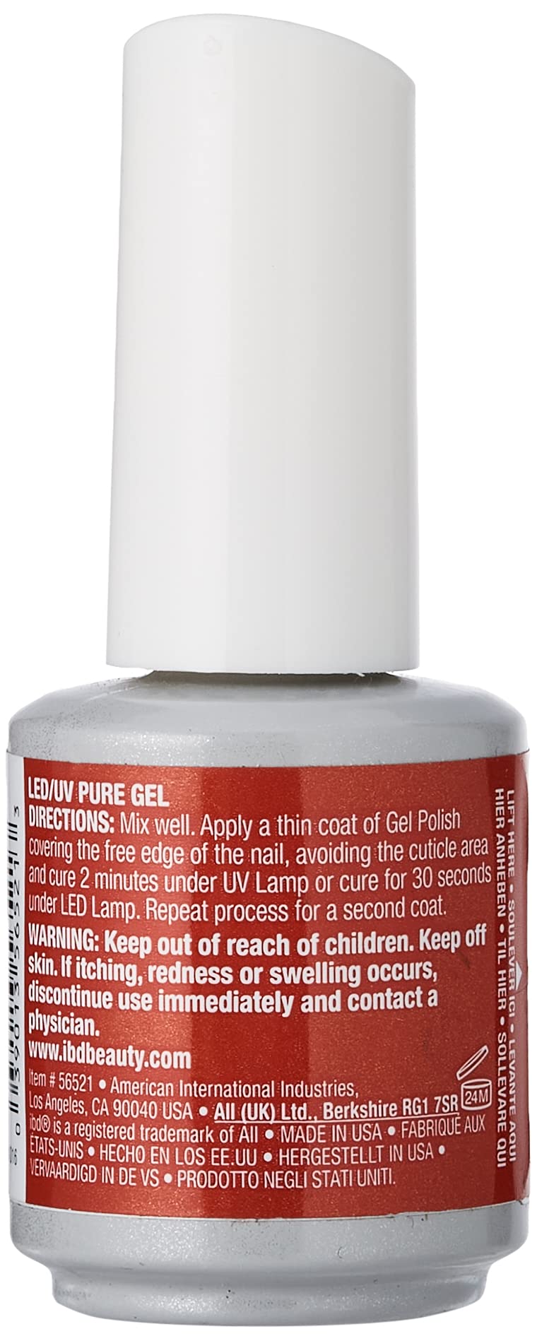 IBD Just Gel Nail Polish, Mango Mischief, 0.5 Fluid Ounce Beauty & Personal Care IBD