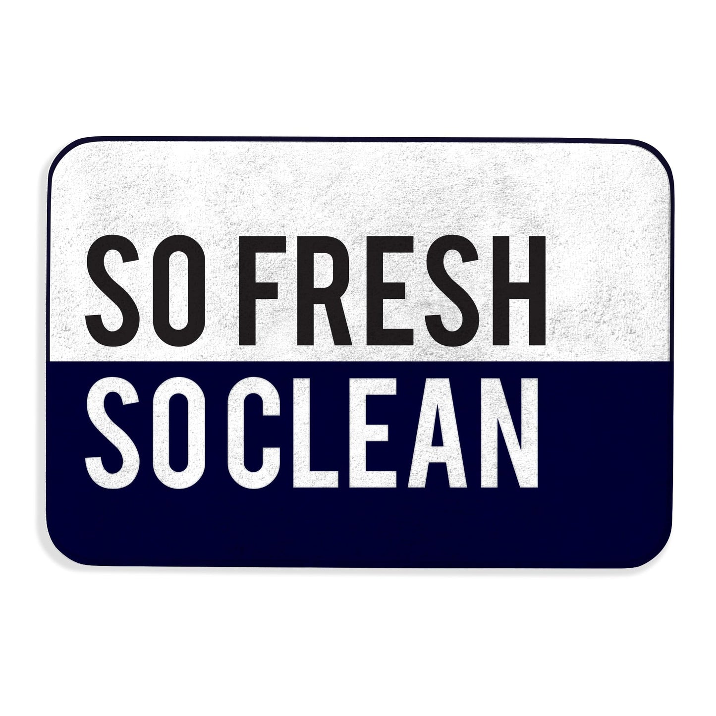 Extra Soft Bath Mat - Memory Foam Bath Rug -Fun Sayings Spa-Inspired Design, Ultra-Plush & Absorbent - Machine Washable 20in x 32in (So Fresh So…