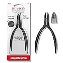 Revlon Comfort and Control Nail Nipper, Easy to Use Trimmer for Manicures, Stocking Stuffer for Women & Men, 1 Count