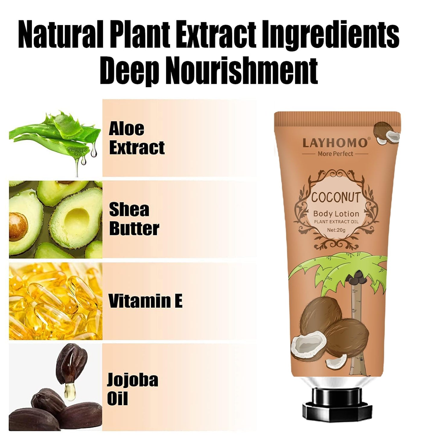 20 Pack Mini Body Lotion Gift Bulk for Dry Skin,Travel Size Small Body Cream With Shea Butter Natural Fragrance Moisturizing Body Lotion for Women