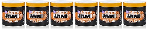 Lets Jam Condition & Shine Gel Extra Hold 4.4 Ounce Jar (130ml) (6 Pack)
