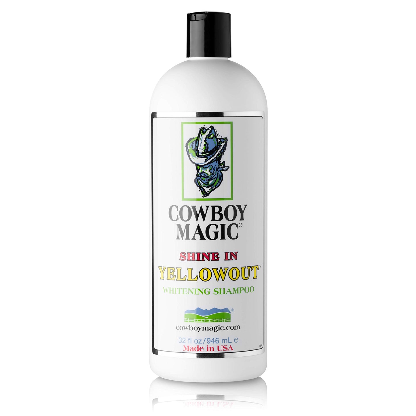 Cowboy Magic Shine in YELLOWOUT BRIGHTENS Hair Shampoo 32 Ounce