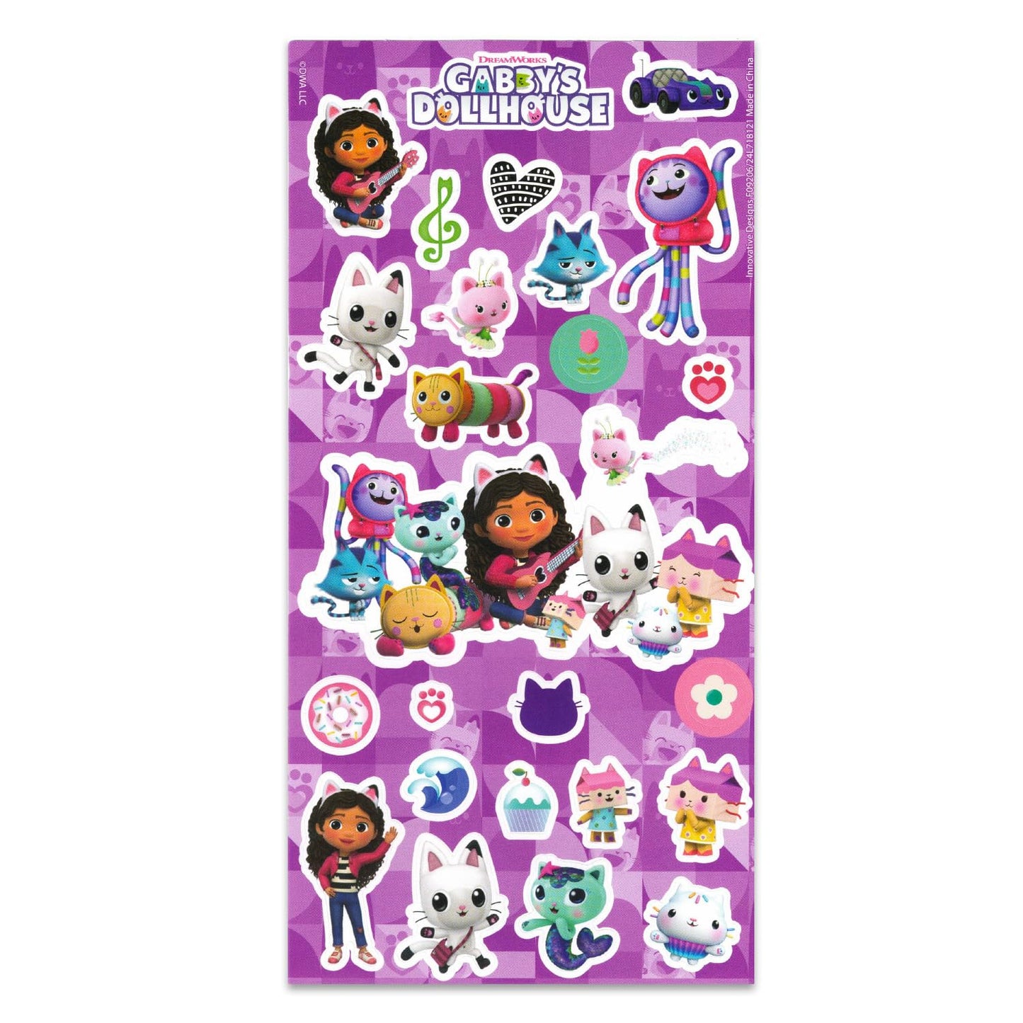 Gabby's Dollhouse Kids Shampoo, Conditioner, Body Wash 8 Oz Bottle - Bundle with 3-in-1 Berry Scented Body Wash, Shampoo & Conditioner Plus Stickers