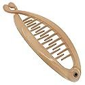 Camila Paris CP2207 French Small Banana Clip Hair Comb, Flexible for Thin Hair Ponytail Holder, Interlocking Styling Clips for Women, Made in France