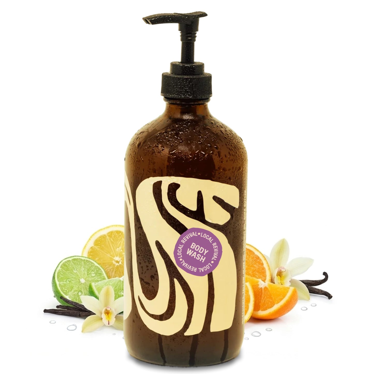 Local Revival Tallow and Honey Body Wash - Signature Blend - Beef Tallow with Honey, Olive Oil, Shea Butter and Jojoba Oil - Moisturizing Body Wash