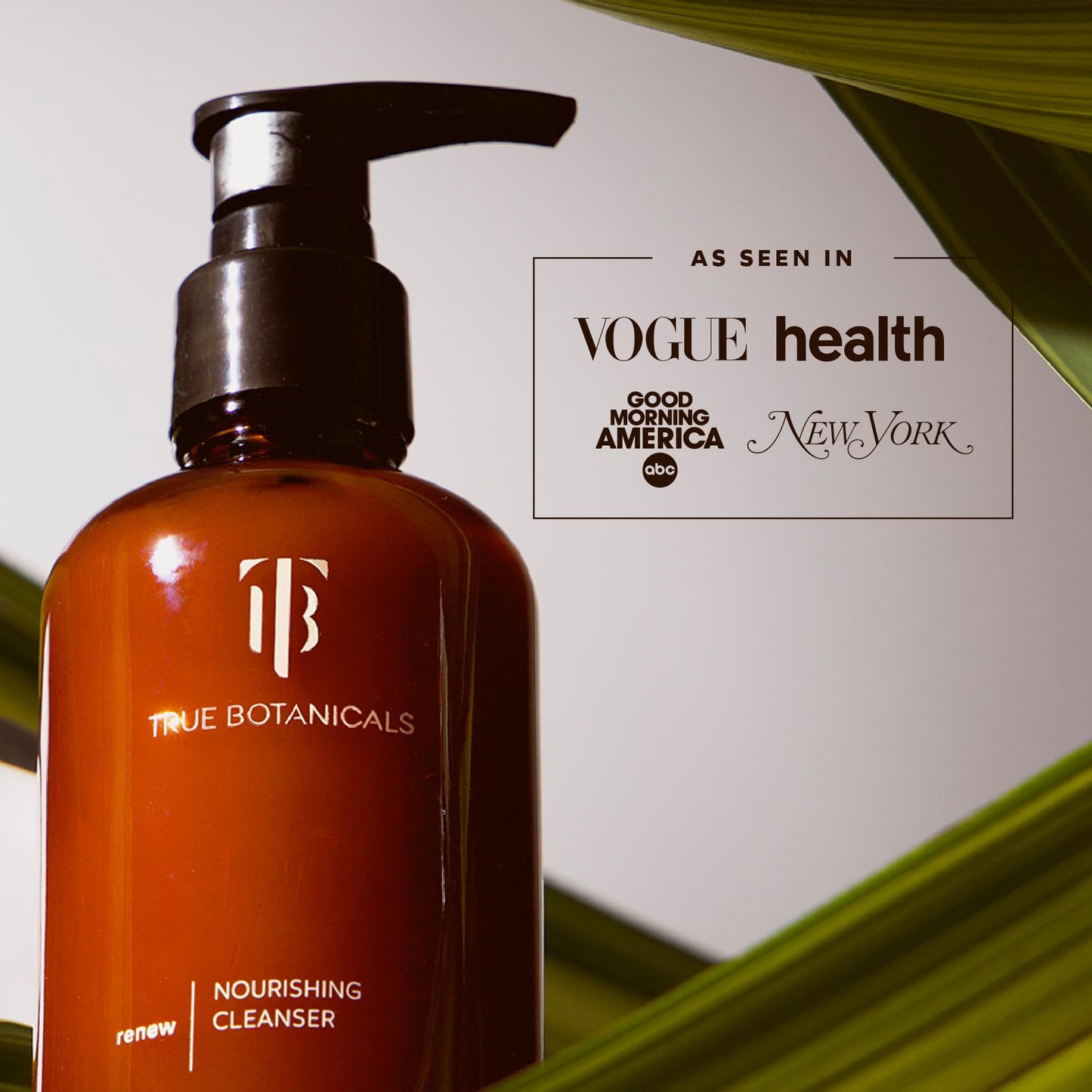 True Botanicals Renew Nourishing Cleanser | Gently Moisturizes + Refreshes Dry Skin | All Skin Types | Dermatologist Tested, Hypoallergenic, All