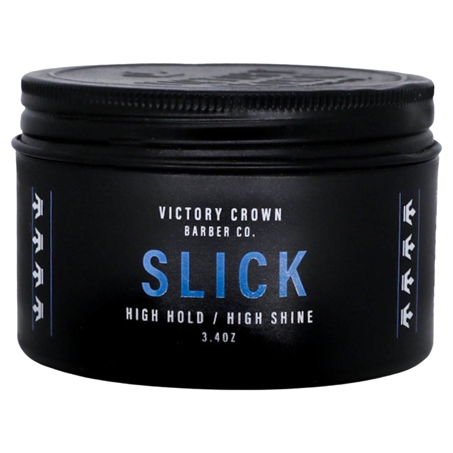Victory Crown Slick Pomade High Hold & High Shine Natural Hair Styling Grease for Sleek Polished Looks, 3.4 Oz