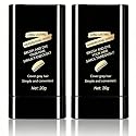 2-in-1 Hair Dye Comb Stick | Instant Dyeing, Grey Hair Concealer, Waterproof Sweatproof, Fast Root Retouching, Safe & Easy to Use 2-Pack (Black)