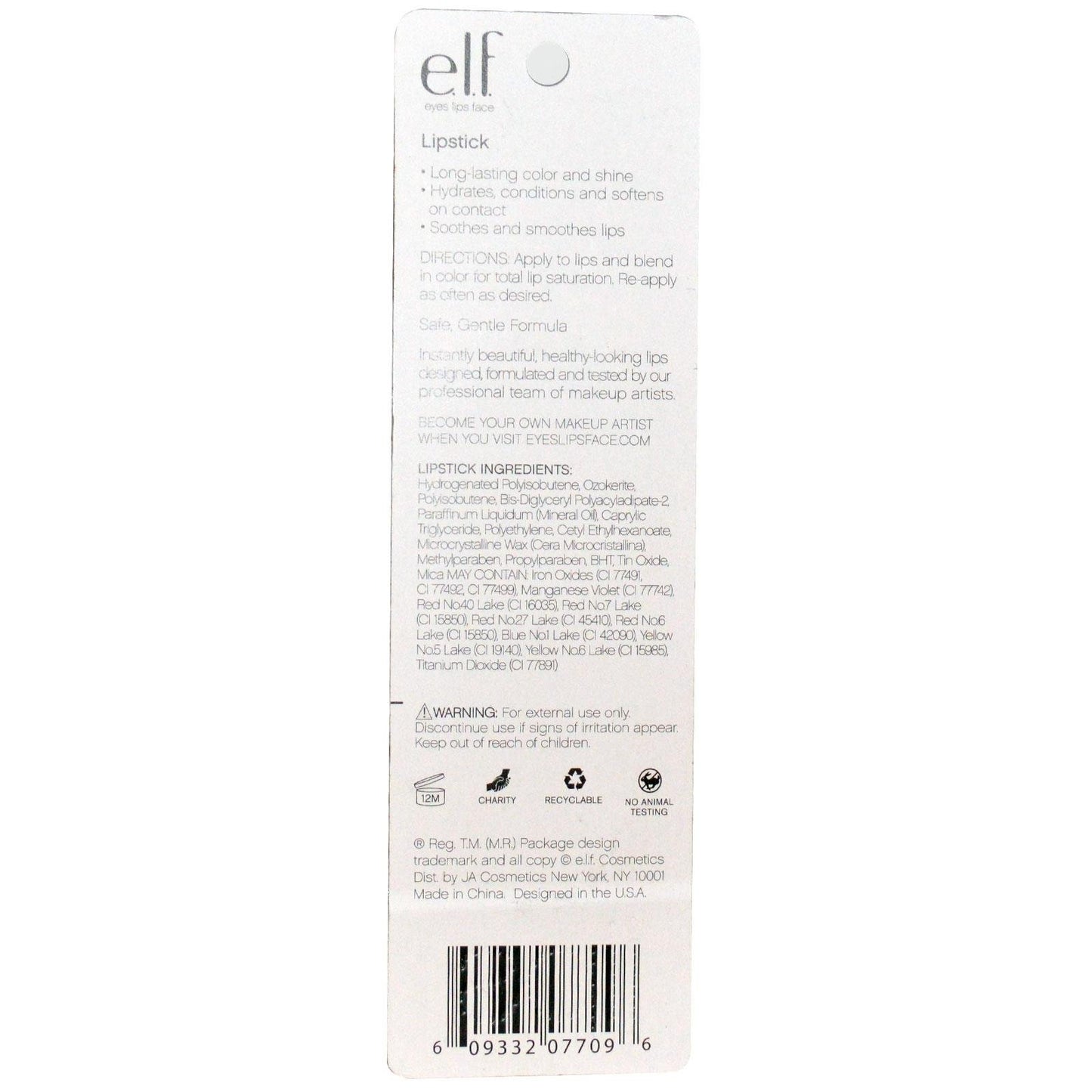 e.l.f. Lipstick, Captivating, 0.12 Ounce