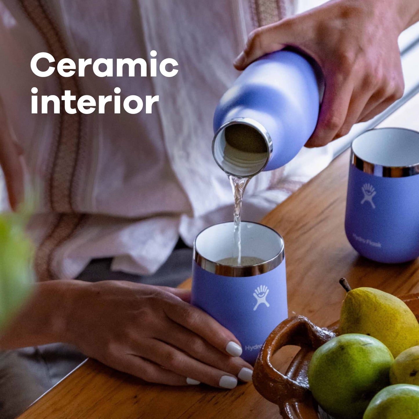 Hydro Flask Ceramic Wine Bottle 25 Oz Birch