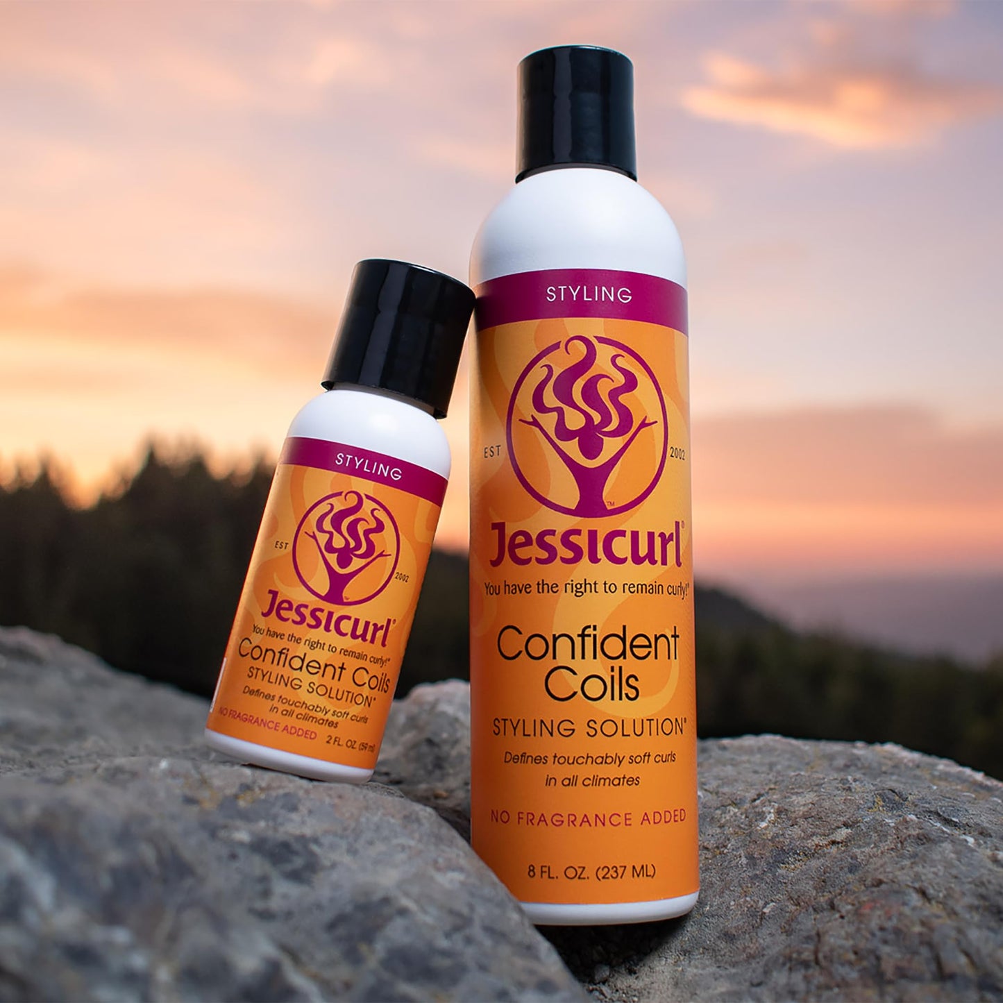 Jessicurl, Confident Coils Styling Solution, No Fragrance Added, 8 Fl oz. Curl Cream for Humidity Control and Frizz Control, Curly Hair Products
