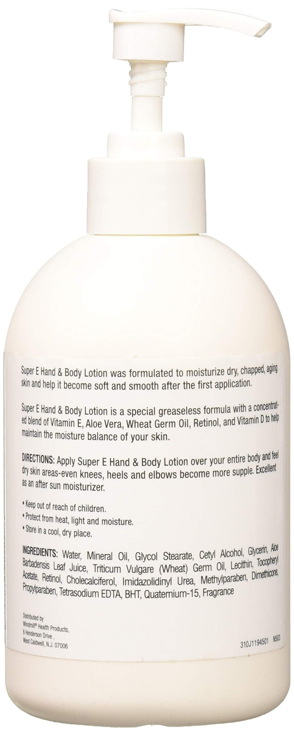 Super E Hand and Body Lotion, 16 oz.