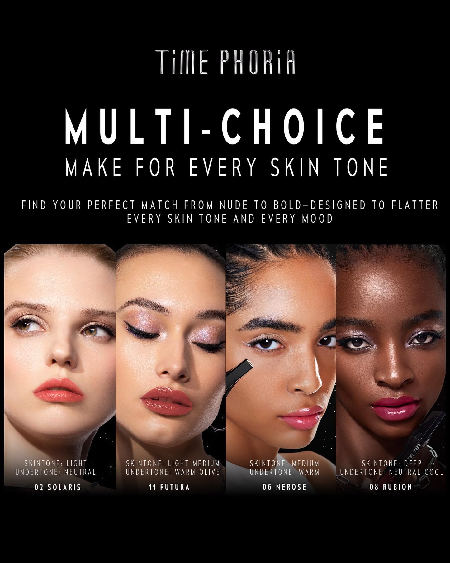 TIMEPHORIA Stellar Dust Lip Stain 11 Futura, Transfer-Proof &Smudgeproof Lip Gloss, Rose Brown Tinted Glossy Finish, High-Pigment Vibrant Color Beauty and Personal Care TIMEPHORIA