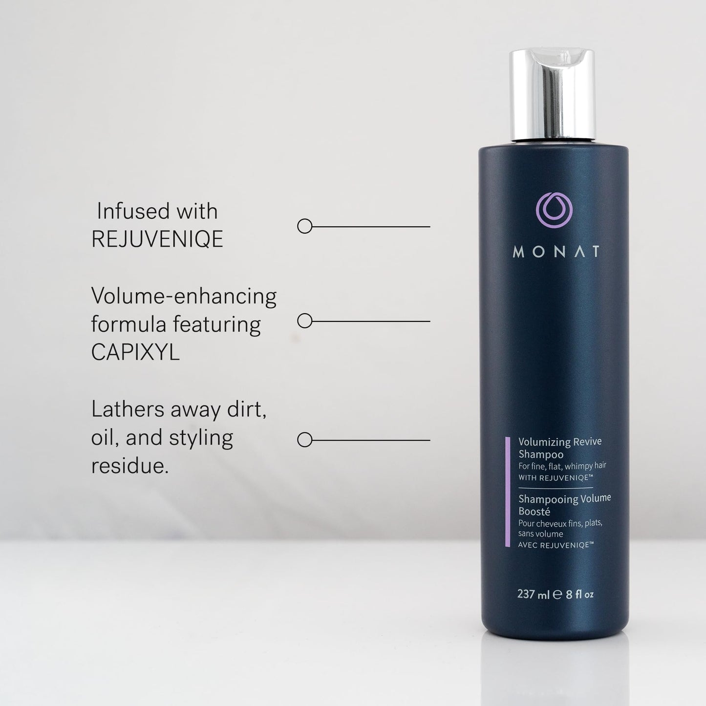 MONAT Revive Volumizing System - Hair Volume Enhancer Set with Revive Shampoo Volumizing Conditioner & Volume And Lift Spray