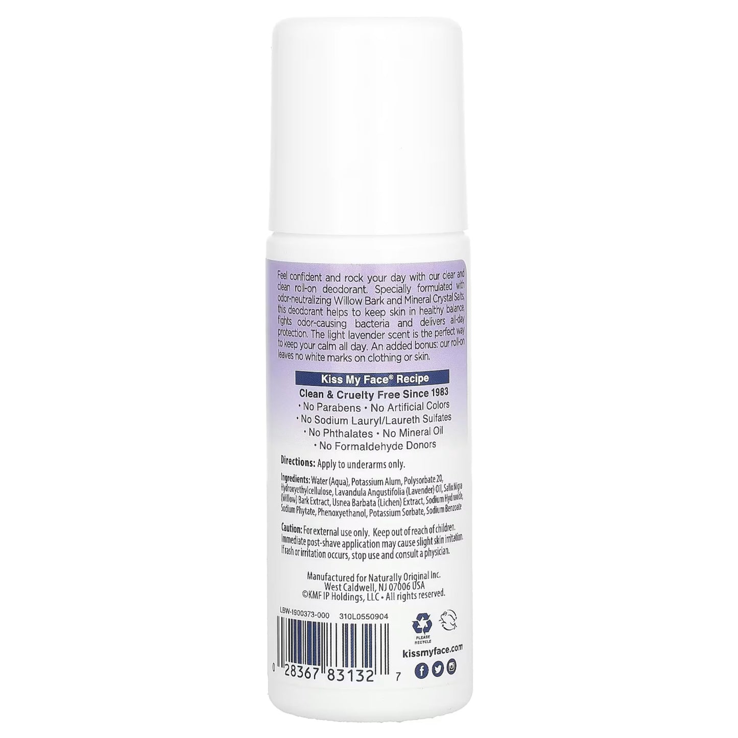 Kiss My Face Deod Liquid Rock Lavndr 3 Oz Beauty and Personal Care Kiss My Face