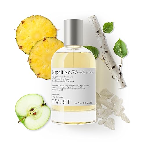 Twist - Napoli No. 7 - Eau De Parfum Inspired by Creed A.ventus, Long-Lasting Perfume For Men, Pineapple & Woods, Vegan, Clean Ingredients, Fragrance