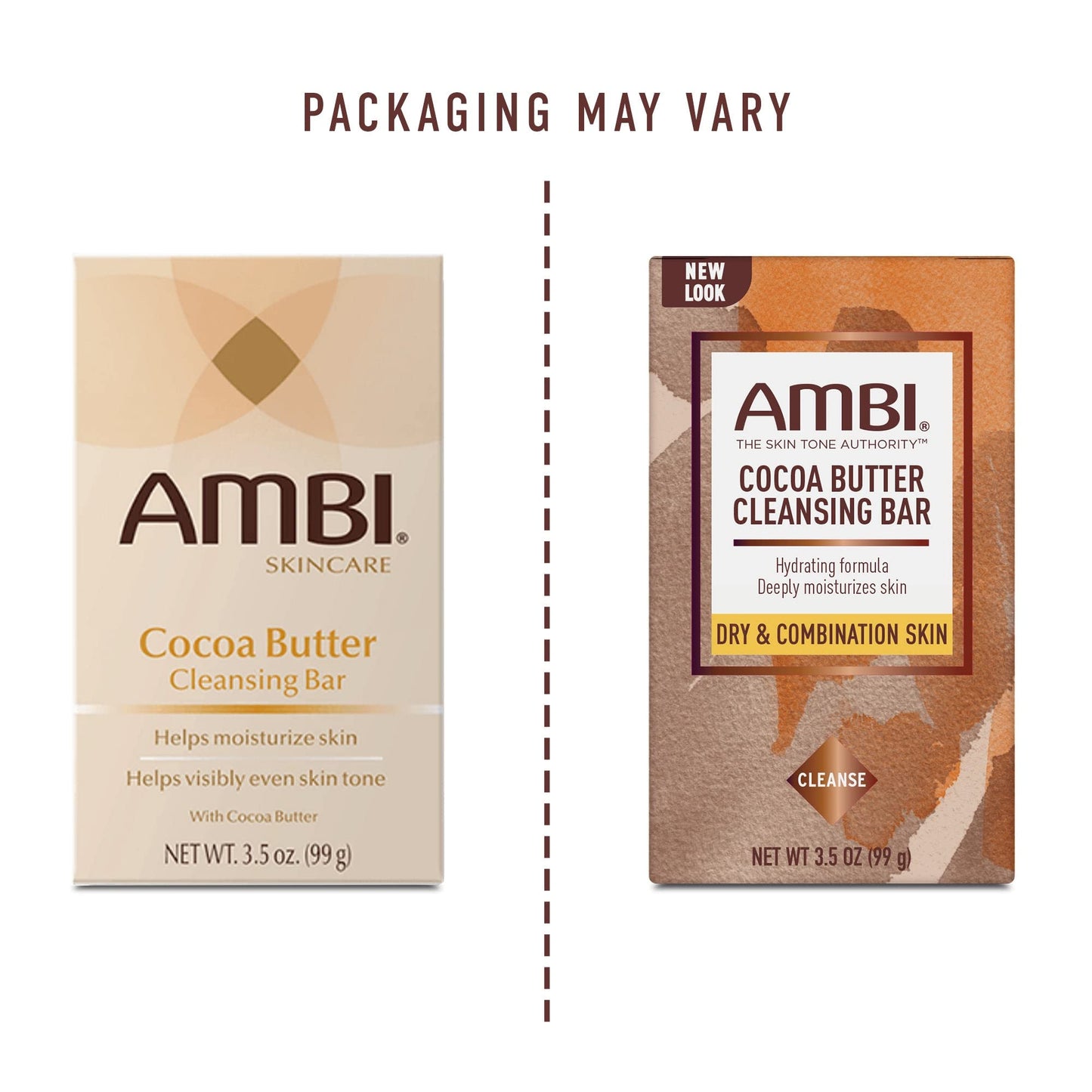 Ambi Cleansing Bar Soap Cocoa Butter 3.5oz (6 Pack)