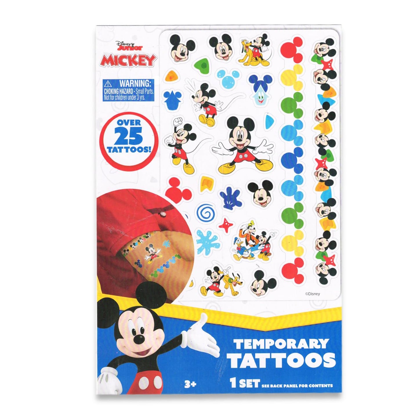 Disney Mickey Mouse Plush Crossbody Bag Set -Bundle of a Plushie with Straps Plus Tattoos, Sticker Activity Book, More | Mickey Mouse Purse for Girls