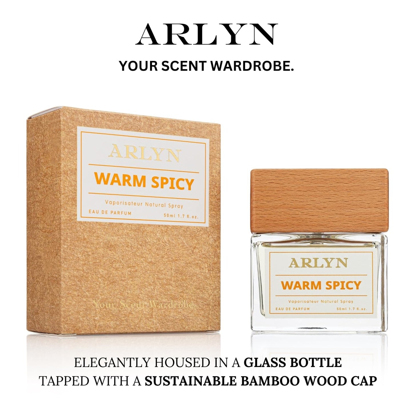 ARLYN Warm Spicy Eau De Parfum Inspired by Kil.Par. An.gel.s Share, Long-Lasting Perfume for Men and Women, Vegan & Eco-Conscious with Clean Beauty & Personal Care ARLYN BY BELLEVUE PARFUMS