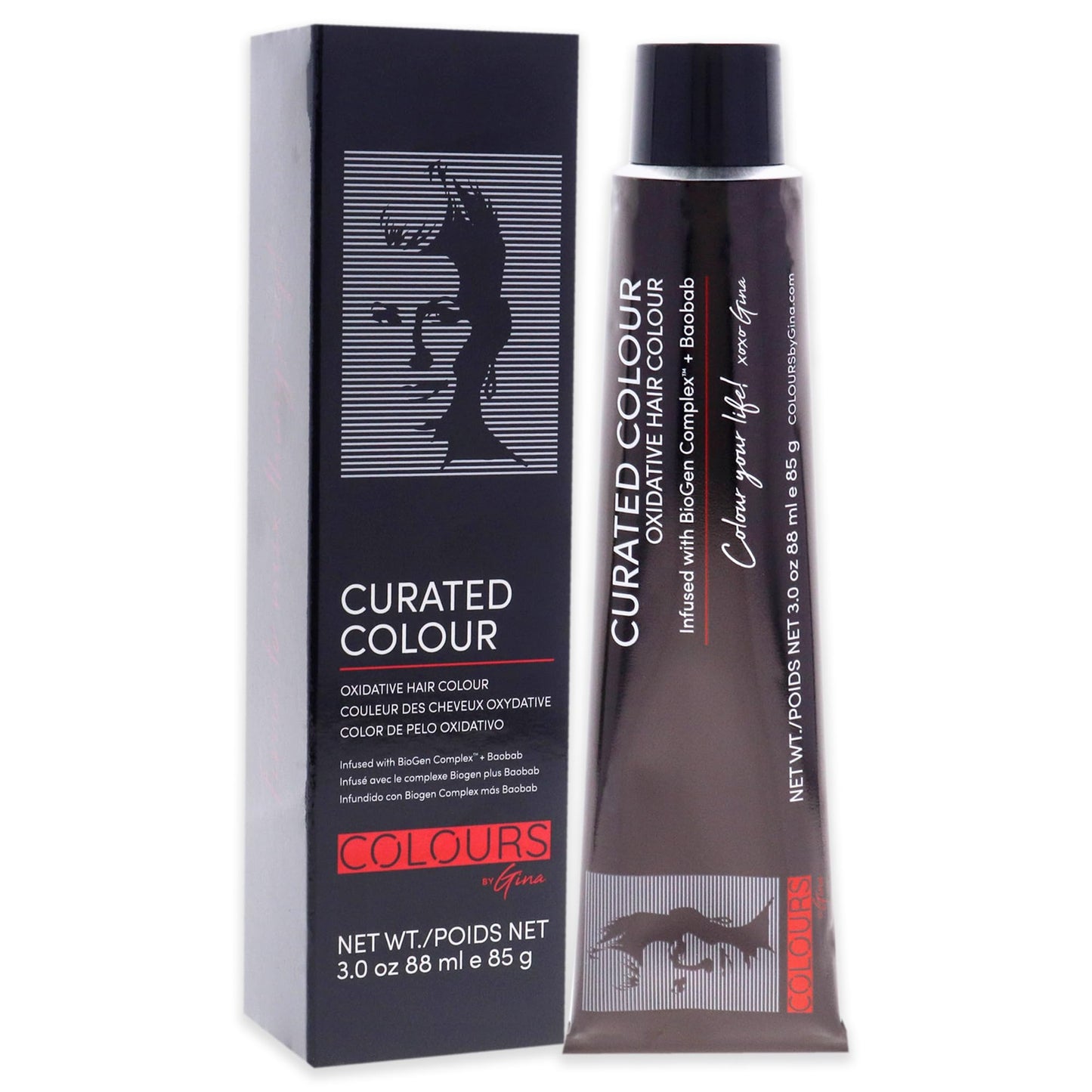 Colours By Gina Curated Colour - 5.5-5M Light Mahogany Brown by Colours By Gina for Unisex - 3 oz Hair Color
