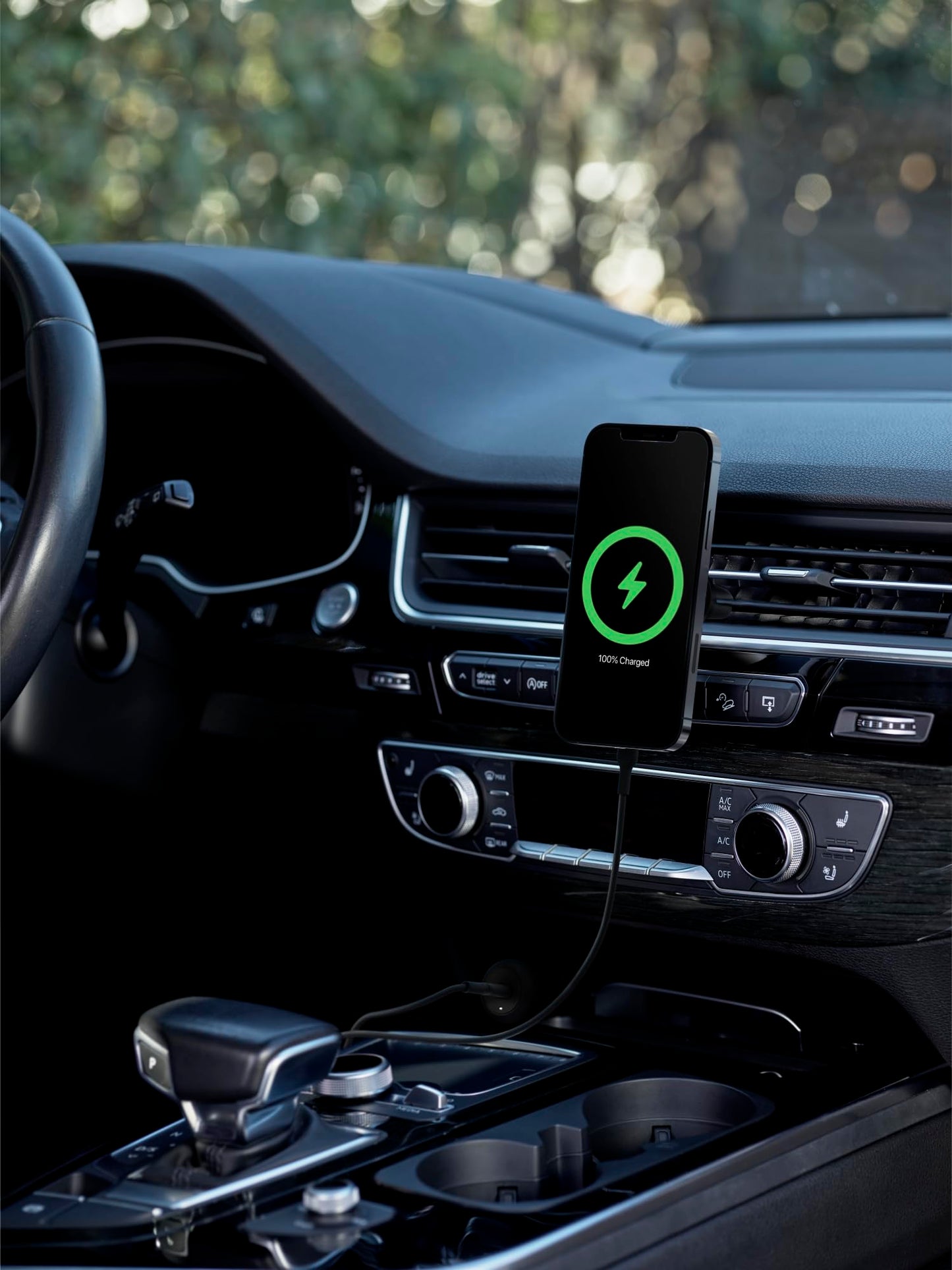 Belkin MagSafe-Compatible Magnetic Wireless Car Charger 10W - Wireless Charger, Magnetic Car Vent Phone Mount for iPhone 17, iPhone 16, 15, & 14…