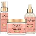 SheaMoisture Curl Care Bundle, Coconut & Hibiscus, Curl Enhancing Smoothie, Hold & Shine Moisture Mist, Frizz Free Mousse for Curly Hair, Wavy Styles